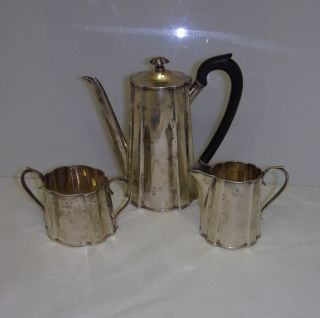 Antique Tiffany & Co Three Piece Sterling Silver Coffee Set England