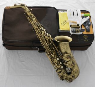 Professional Taishan Alto Saxophone Antique Eb Sax High F Italian Pad