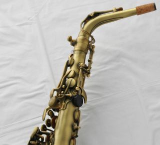Professional TaiShan Alto Saxophone Antique Eb Sax High F Italian pad 7
