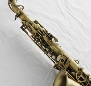 Professional TaiShan Alto Saxophone Antique Eb Sax High F Italian pad 9