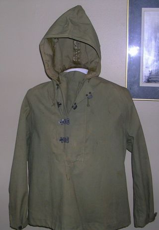 Ww2 U.  S.  Army Issue Wet Weather Jacket