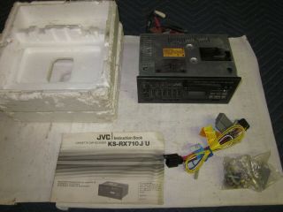 NOS Vintage 1980 ' s - 90 ' s JVC Car Stereo Cassette w/Equalizer Receiver KS - RX710J 2