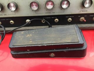 Vintage 1960s sears SILVERTONE model 1484 TWIN TWELVE tube GUITAR music amptr 4