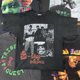 Vintage 1993 Snoop Dogg Bootleg Thin Soft The Dog Pound Rap Hip Hop Tee Shirt