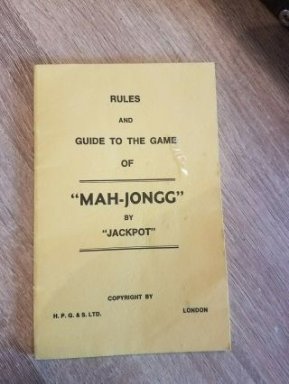 MAH JONGG by H.  P.  G.  & S.  Ltd – Complete in. 8