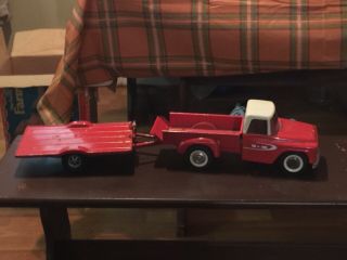 Vintage Tru Scale Truck And Trailer 3