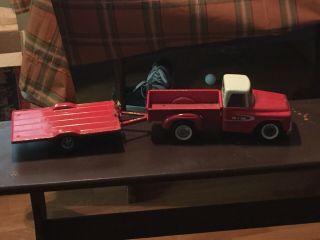 Vintage Tru Scale Truck And Trailer 4