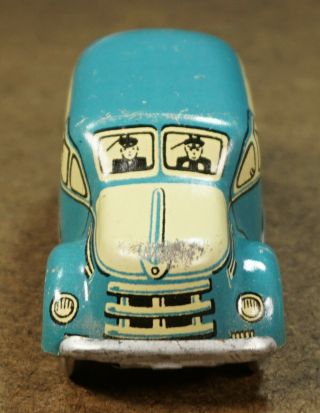 Rare Vintage 1940s TIPPCO Tin Wind - up MILITARY LIMOSINE Van Car Tipp&Co TCO 5