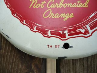 Vintage Drink Tru Ade Non Carbonated Orange Soda Thermometer 15 