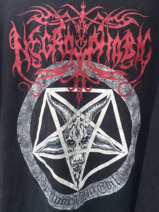 Vtg Necrophobic T Shirt Blackened Death Metal Mayhem 1Burzum Emperor Darkthrone 2