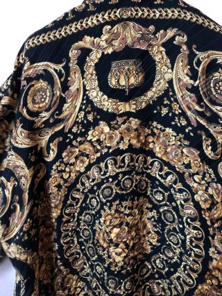 Vintage Gianni Atelier Versace Silk Borocco Shirt Size 44 7