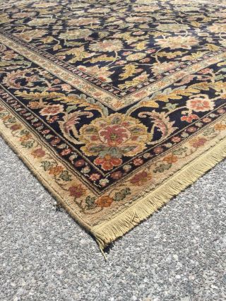 8’8X10’ Karastan Antique Legends Agra - black 100 Rug Carpet 3