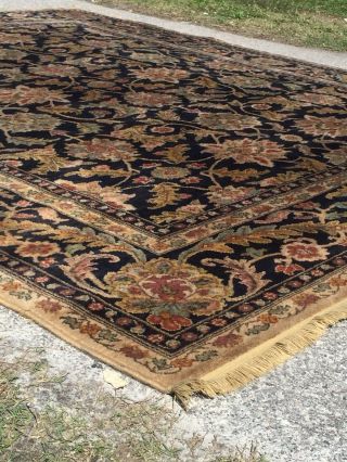 8’8X10’ Karastan Antique Legends Agra - black 100 Rug Carpet 5