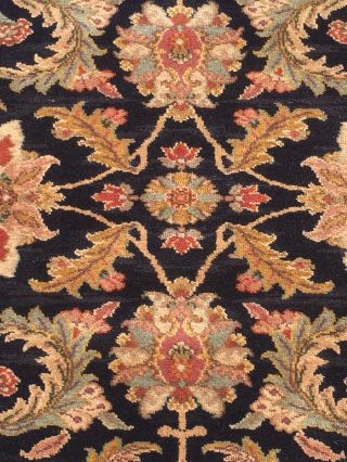8’8X10’ Karastan Antique Legends Agra - black 100 Rug Carpet 6