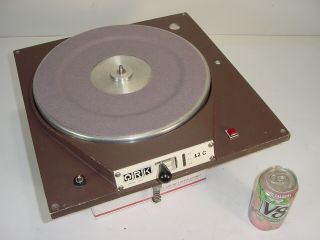 Vintage Qrk 12 - C 12c Russco Sparta Broadcast Transcription Turntable No Tonearm