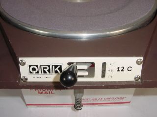Vintage QRK 12 - C 12C Russco Sparta Broadcast Transcription Turntable No Tonearm 3