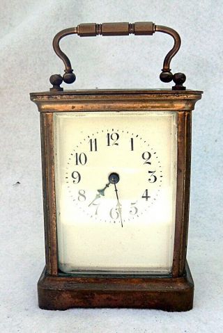 Antique Brass French Mini Carriage Clock Parts