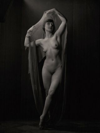 Art Nude Dancer Eugenia Leezbinski Vintage 1920s Arnold Genthe Camera Negative 2