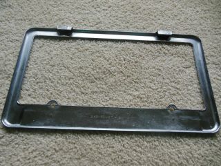 Vintage Chevrolet number 1 License plate frame 2