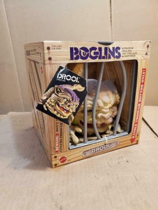 Mattel Boglins (drool) 1987 Vintage Toy Puppet Rare Collector ((