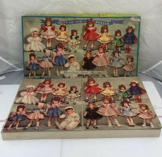 Vintage 40s Effanbee Little Lady Doll Jig Saw Puzzle Rare & Complete 1943