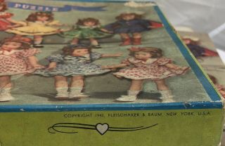 Vintage 40s Effanbee Little Lady DOLL Jig Saw Puzzle RARE & Complete 1943 8