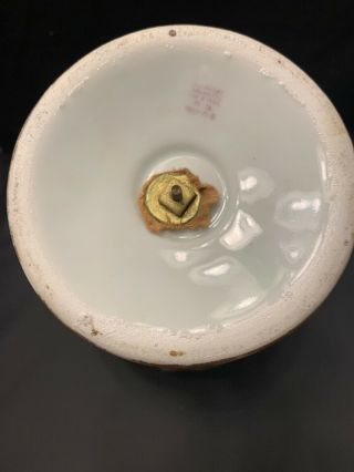 Antique Nippon Coralene Pedestal Vase Japan.  Ornate.  Gold.  Rich 4