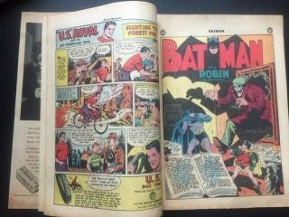 Vintage 1946 Dec - Jan DC Comics Batman No.  38 Penguin Golden Age Detective Comics 2