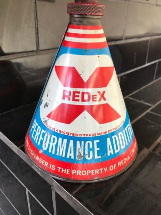 Redex Oil Dispenser Rare Vintage Australian Tin 2