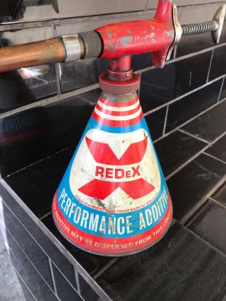 Redex Oil Dispenser Rare Vintage Australian Tin 4