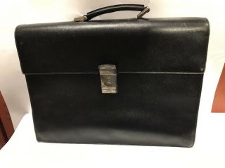 Vintage Prada Leather Briefcase 12 " X17 "