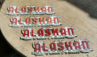 Vintage Alaska Camper Moosehorn Emblems 1966 3
