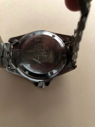 Vintage TAG HEUER Professional 1000 Diver 200m Watch Stainless Steel,  980.  013B 4