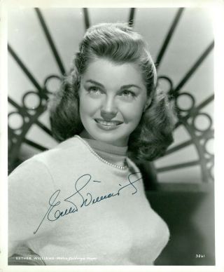 Ester Williams (vintage) Signed Photo