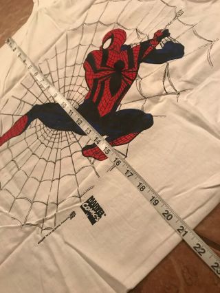 DOUBLE SIDED SPIDER - MAN VENOM 1995 Shirt Vtg marvel spawn hulk thor ironman 5