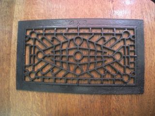 Antique Cast Iron FLOOR Register Heat Vent Grate 13 5/8 