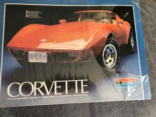 Monogram Corvette 1/8 Scale Model Kit -
