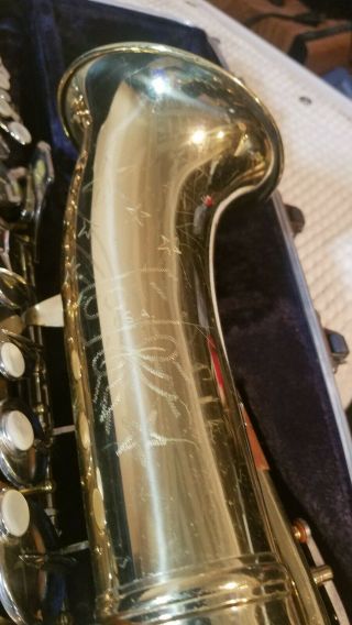 Vintage Conn Shooting Stars Student Alto Saxophone Sax with Case sn L30762 2