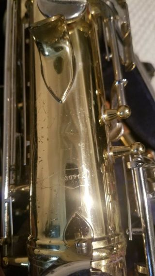 Vintage Conn Shooting Stars Student Alto Saxophone Sax with Case sn L30762 8