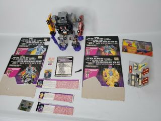 Transformers G1 Vintage Stunticons Menasor Figure Complete Takara Hasbro 2