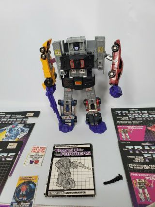 Transformers G1 Vintage Stunticons Menasor Figure Complete Takara Hasbro 3