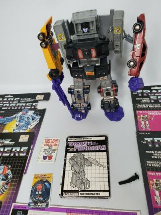 Transformers G1 Vintage Stunticons Menasor Figure Complete Takara Hasbro 4