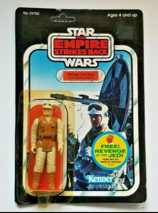Vintage Star Wars Rebel Soldier Hoth Empire Strikes Back Revenge Jedi Moc 1982