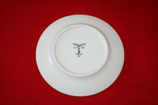 Vintage Plate Ww2 German 1941 Fl.  U.  V.  Porcelain For Second Courses