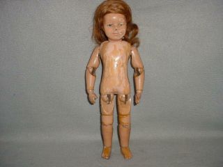 Antique Schoenhut Doll As Found