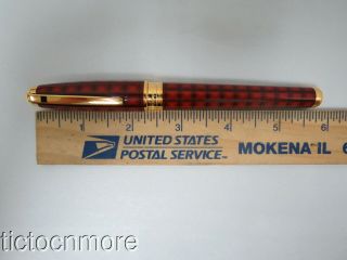 VINTAGE S.  T.  DUPONT OLYMPIO VERTIGO CHINA LACQUER FOUNTAIN PEN 18k NIB 569BB54 4