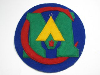 1940s 5 1/2 " Minisino Firecrafter Felt Patch Bsa Boy Scouts Jacket Vintage Large