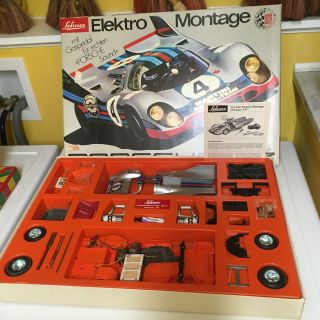 Schuco Vintage Elektro Montage Porsche 917 Kit/set Item Nr.  225 292 Boxed