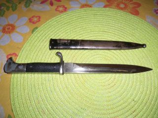 Wwii German Dress Bayonet Eickhorn Solingen Knife Dagger 8 " Blade Look