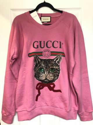 Gucci Pink Mystic Cat Sweatshirt